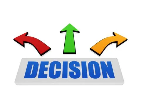 Question with arrows Stock Illustration