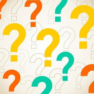 Question background Stock Illustration