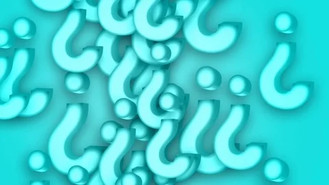 Question blinking Stock Footage 127216193