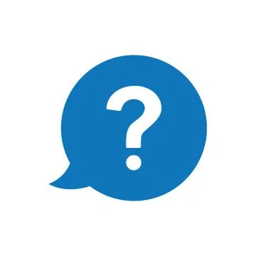 Question bubble icon Stock Illustration