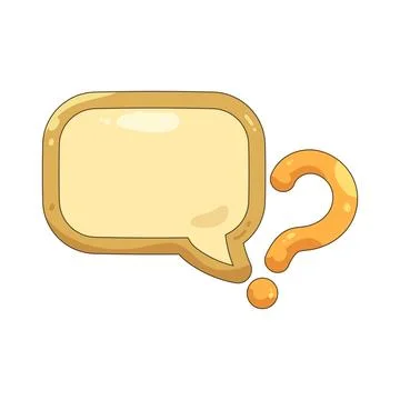 Question bubble Stock Illustration