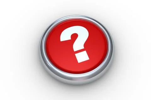 Question button Stock Illustration