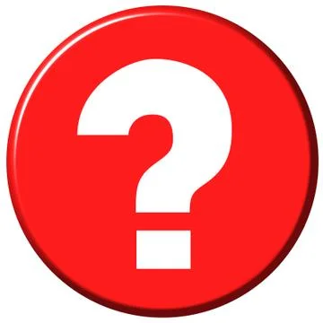 Question Button Stock Illustration