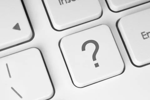 Question button Stock Photos