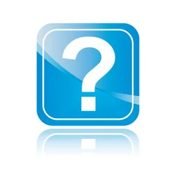 Question button sign Stock Illustration