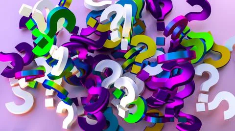 Question colors1.0073 Stock Illustration