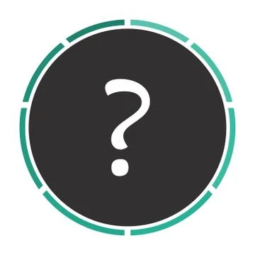 Question computer symbol 스톡 일러스트