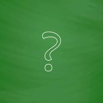 Question computer symbol Stock Illustration