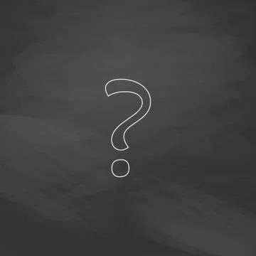 Question computer symbol 库存插图