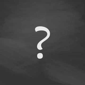 Question computer symbol Stock Illustration