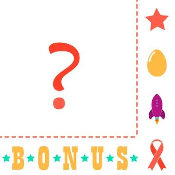 Question computer symbol イラスト素材