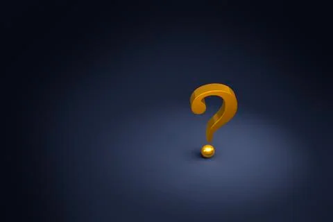 Question in the Dark Stock Illustration