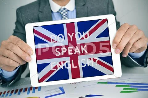 Question Do You Speak English? In A Tablet Computer