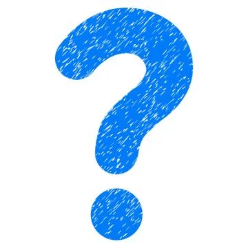 Question Grainy Texture Icon Stock Illustration
