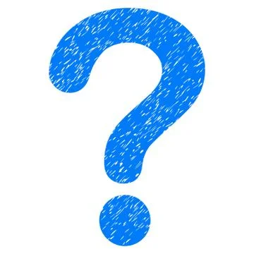 Question Grainy Texture Icon Stock Illustration