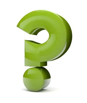 Question green Stock Illustration