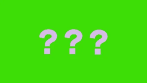 Question icon animation on green background Vidéo 329969839