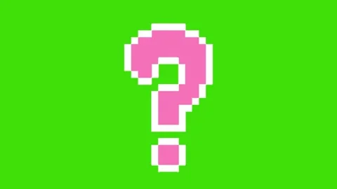 Question icon animation on green background Vídeo Stock 329969970