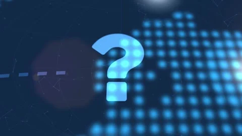 Question icon background video hd 動画素材 245722718