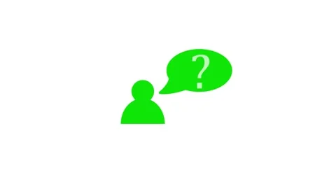 Question icon isolated on white background. FAQ sign. Copy files, chat spee.. Stock Footage 306037279