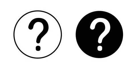Question icon symbol. Flat Vector illustration 스톡 일러스트