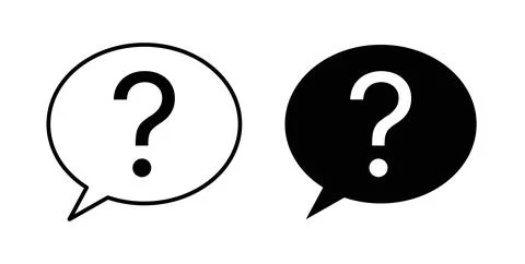 Question icon symbol. Flat Vector illustration 스톡 일러스트