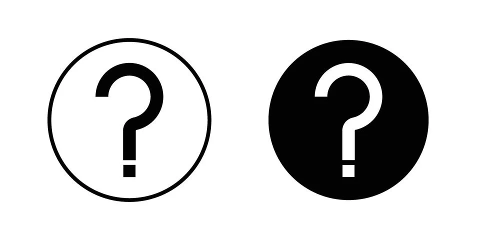 Question icon vector design illustrations Stock Illustration