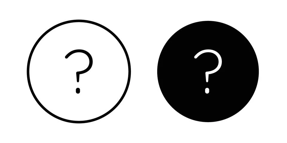 Question icon vector editable eps10 스톡 일러스트