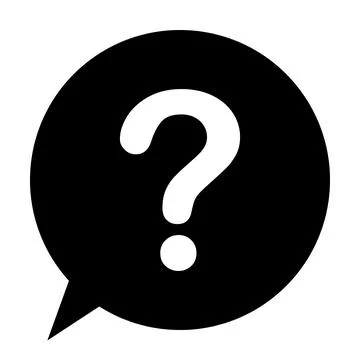 Question icon vector for graphic design, logo, website, social media, mobile Stock Illustration