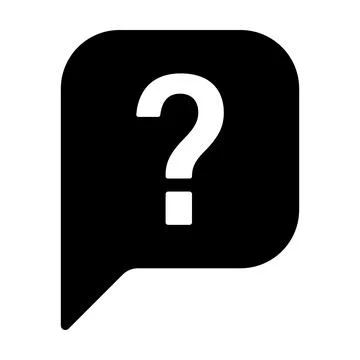 Question icon vector for graphic design, logo, website, social media, mobile Stock Illustration