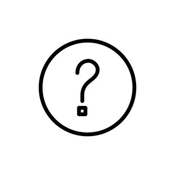 Question icon vector illustration. question mark sign and symbol Stock Illustration