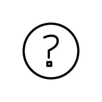 Question icon vector illustration. question mark sign and symbol Stock Illustration