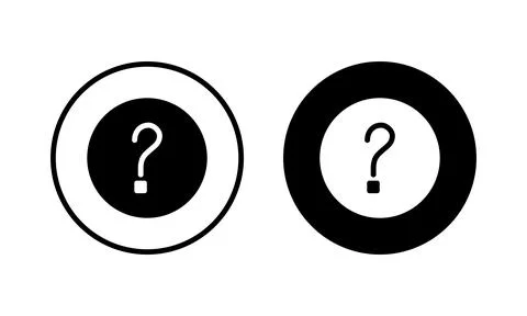 Question icon vector illustration. question mark sign and symbol Stock Illustration