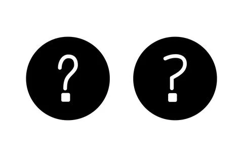 Question icon vector illustration. question mark sign and symbol Stock Illustration