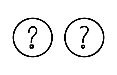 Question icon vector illustration. question mark sign and symbol Stock Illustration