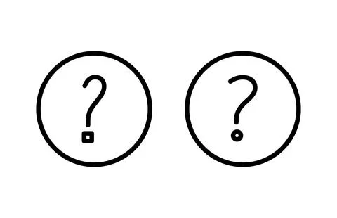 Question icon vector illustration. question mark sign and symbol Stock Illustration