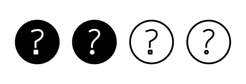 Question icon vector illustration. question mark sign and symbol Stock Illustration
