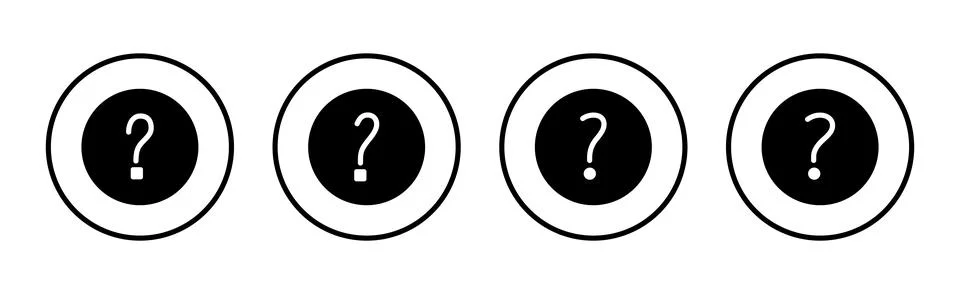Question icon vector illustration. question mark sign and symbol 스톡 일러스트