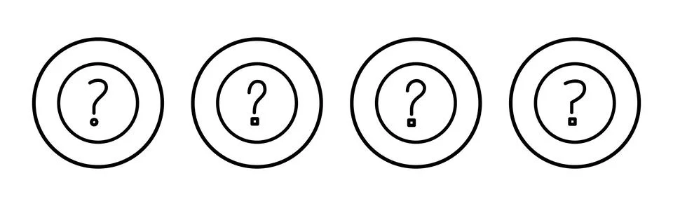 Question icon vector illustration. question mark sign and symbol 스톡 일러스트
