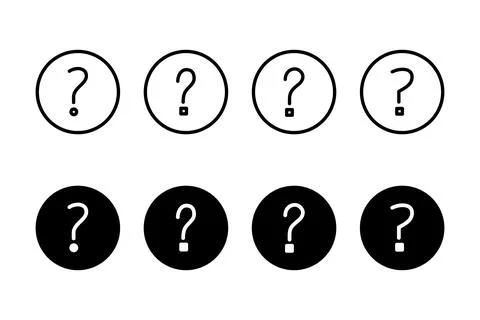 Question icon vector illustration. question mark sign and symbol Stock Illustration