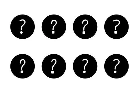 Question icon vector illustration. question mark sign and symbol Stock Illustration