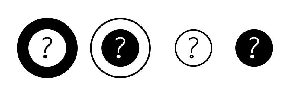 Question icon vector illustration. question mark sign and symbol Illustrazione stock
