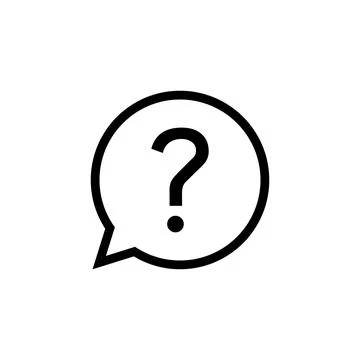Question icon vector. question mark icon vector Stock Illustration