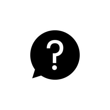 Question icon vector. question mark icon vector. Stock Illustration