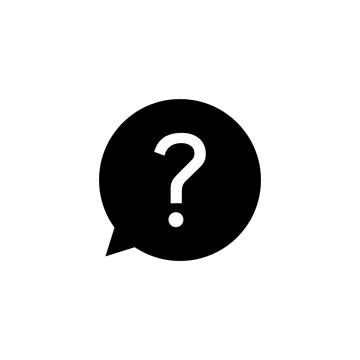 Question icon vector. question mark icon vector. Illustrazione stock