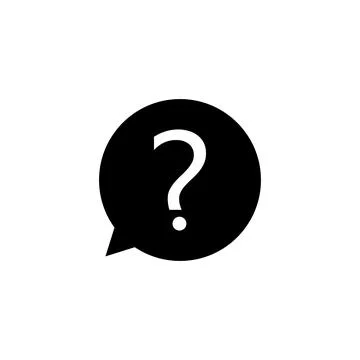 Question icon vector. question mark icon vector. Stock Illustration