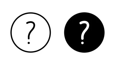 Question icon vector. question mark sign and symbol Stock Illustration