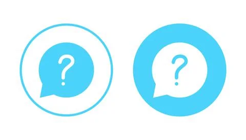 Question icon vector. question mark sign and symbol Stock Illustration