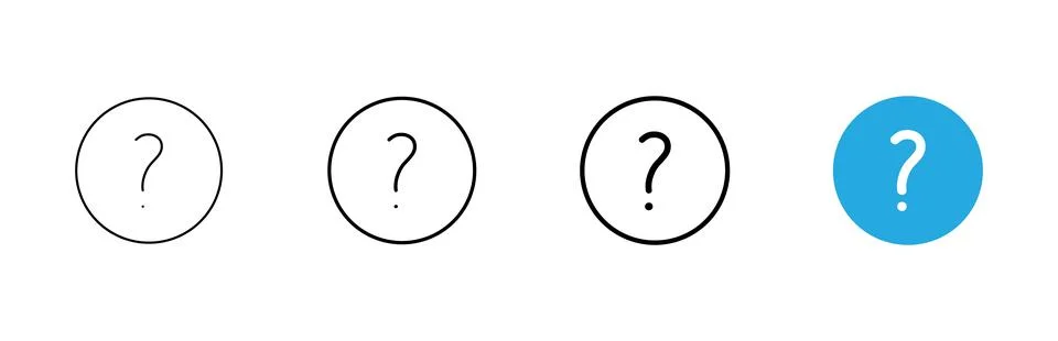 Question icon vector. question mark sign and symbol 스톡 일러스트