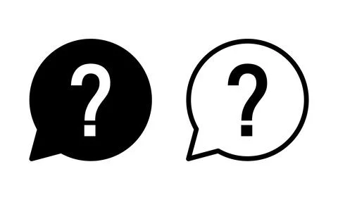 Question icon vector. question mark icon Stock Illustration